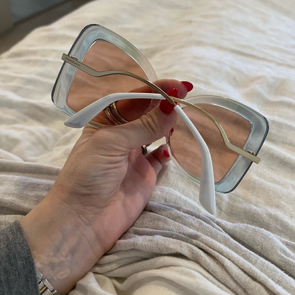 Zimmermann Oversized Sunglasses in Pink and Blue - Picture 8 of 8